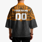Personalized GWS Giants Kimono Polynesian Tribal Pattern Heritage Football