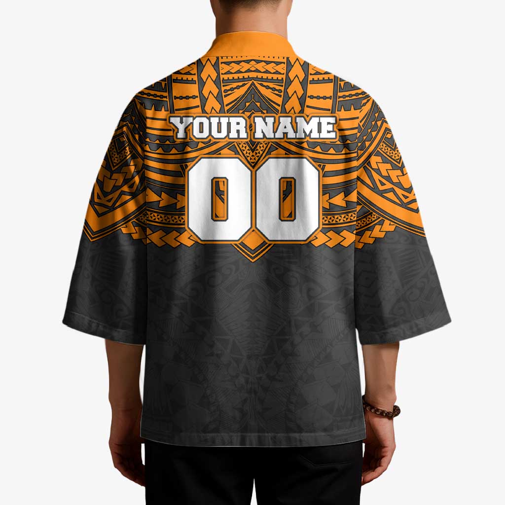 Personalized GWS Giants Kimono Polynesian Tribal Pattern Heritage Football