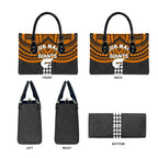 Personalized GWS Giants Leather Bag Polynesian Tribal Pattern Heritage Football