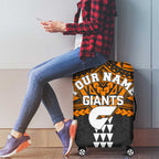 Personalized GWS Giants Luggage Cover Polynesian Tribal Pattern Heritage Football