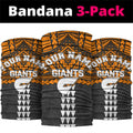 Personalized GWS Giants Neck Gaiter Polynesian Tribal Pattern Heritage Football