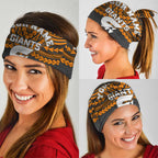 Personalized GWS Giants Neck Gaiter Polynesian Tribal Pattern Heritage Football