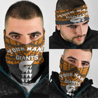 Personalized GWS Giants Neck Gaiter Polynesian Tribal Pattern Heritage Football