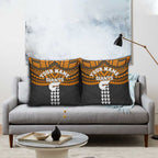 Personalized GWS Giants Pillow Cover Polynesian Tribal Pattern Heritage Football