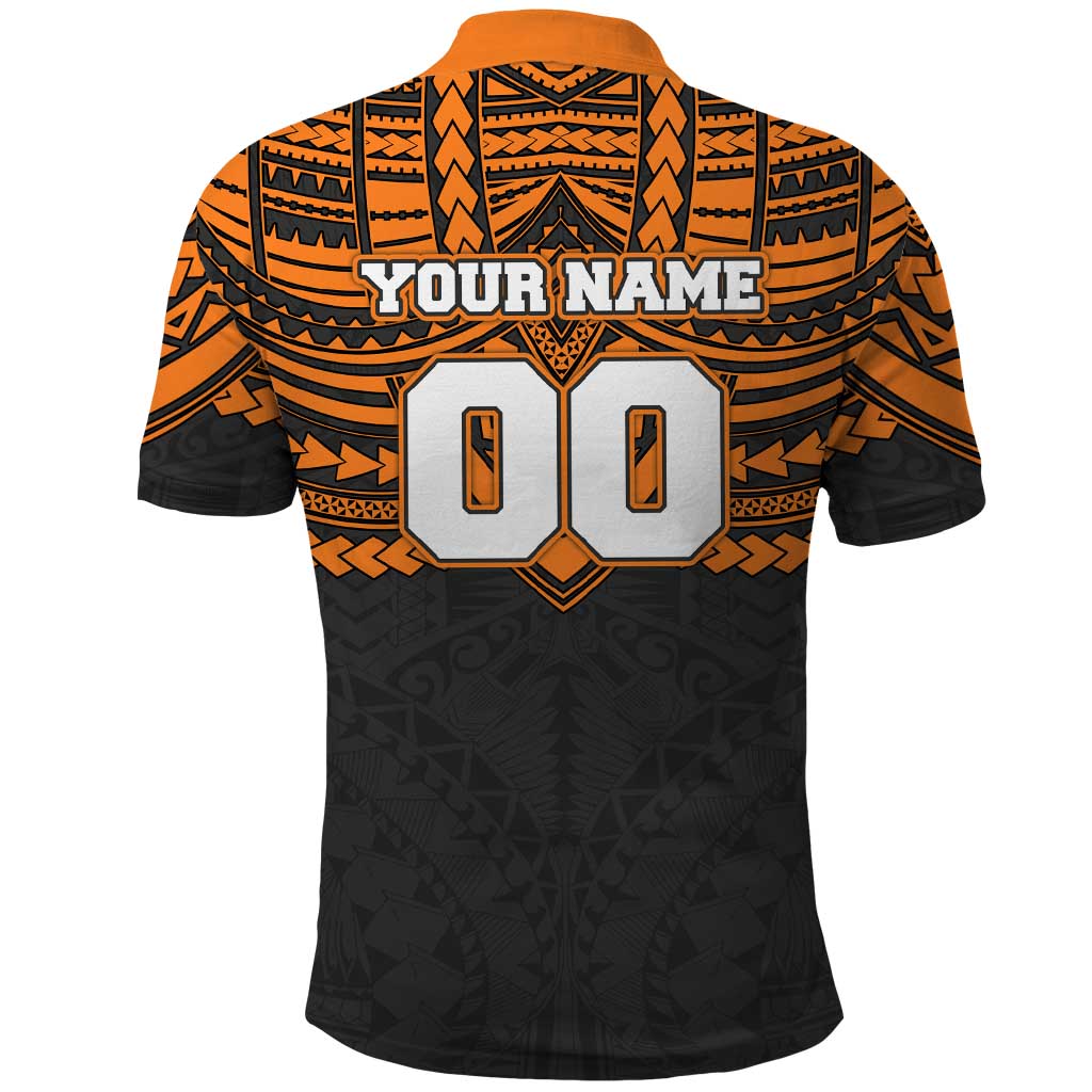 Personalized GWS Giants Polo Shirt Polynesian Tribal Pattern Heritage Football