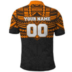 Personalized GWS Giants Polo Shirt Polynesian Tribal Pattern Heritage Football