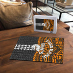 Personalized GWS Giants Puzzle Polynesian Tribal Pattern Heritage Football