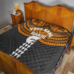 Personalized GWS Giants Quilt Polynesian Tribal Pattern Heritage Football