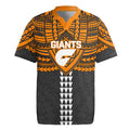 Personalized GWS Giants Rugby Jersey Polynesian Tribal Pattern Heritage Football