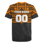 Personalized GWS Giants Rugby Jersey Polynesian Tribal Pattern Heritage Football