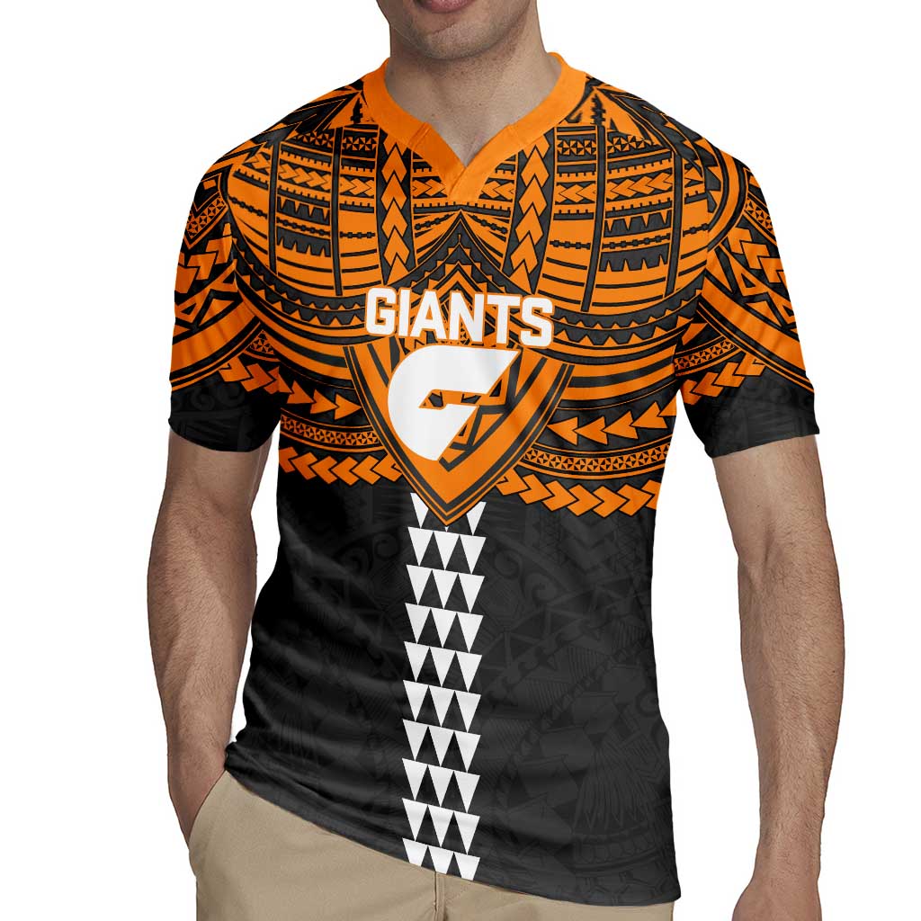Personalized GWS Giants Rugby Jersey Polynesian Tribal Pattern Heritage Football