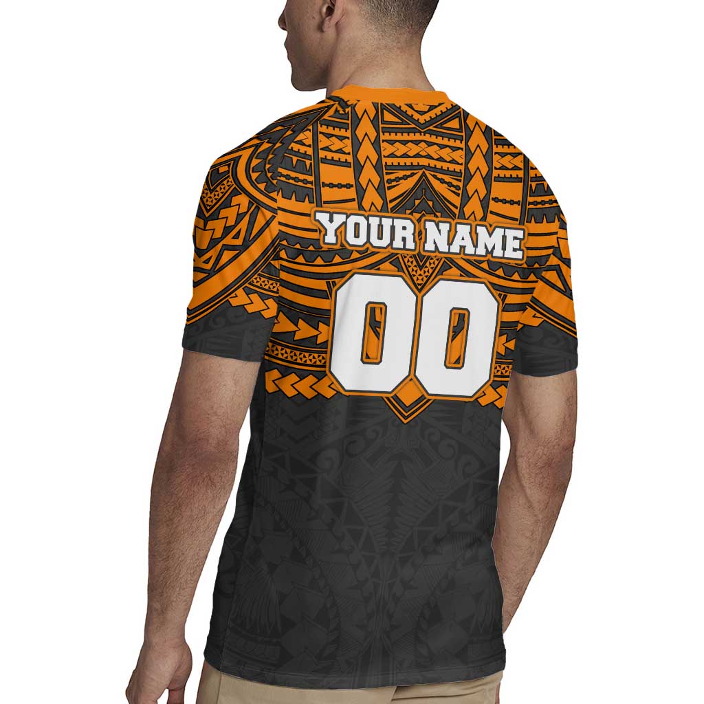 Personalized GWS Giants Rugby Jersey Polynesian Tribal Pattern Heritage Football