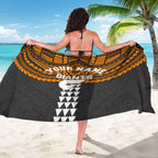 Personalized GWS Giants Sarong Polynesian Tribal Pattern Heritage Football