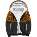 Personalized GWS Giants Sherpa Hoodie Polynesian Tribal Pattern Heritage Football