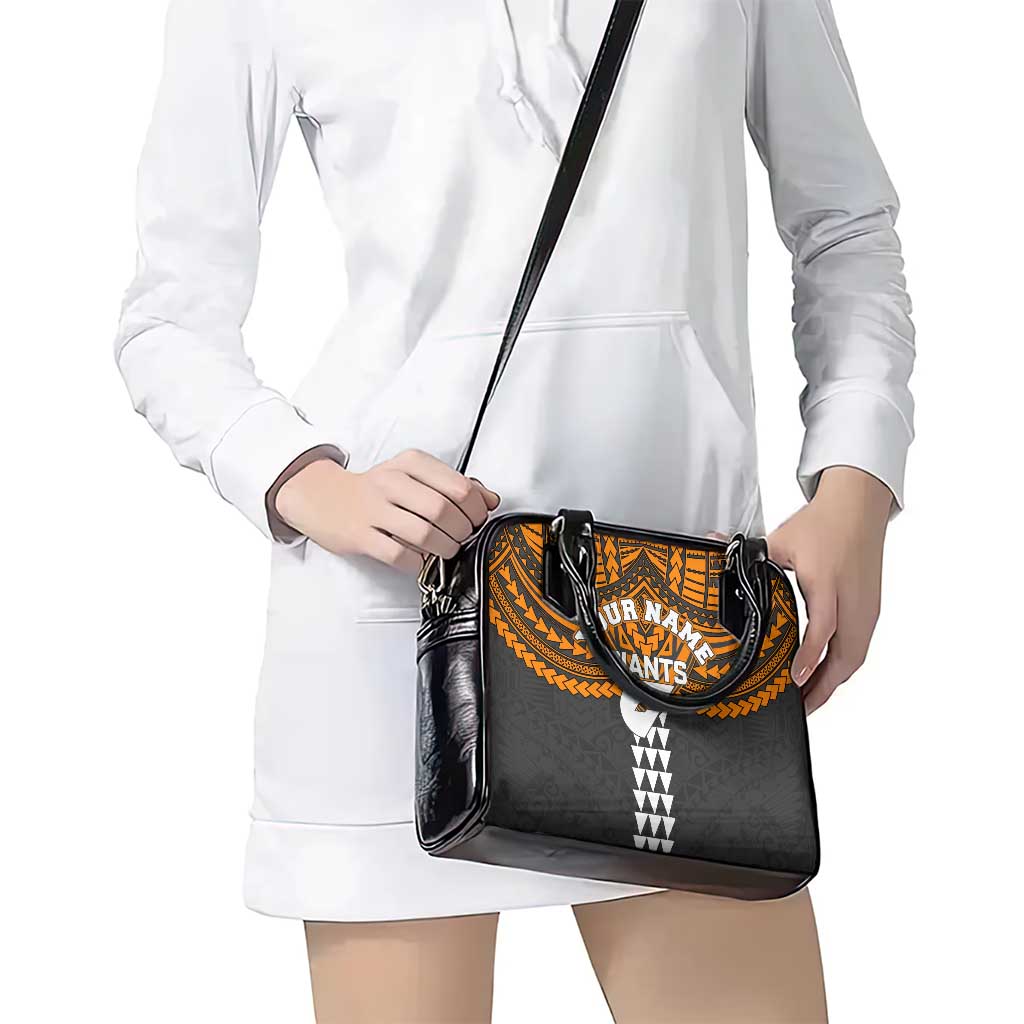 Personalized GWS Giants Shoulder Handbag Polynesian Tribal Pattern Heritage Football
