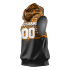 Personalized GWS Giants Sleeveless Hoodie Polynesian Tribal Pattern Heritage Football