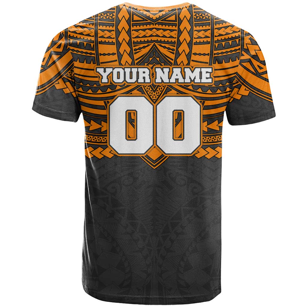 Personalized GWS Giants T Shirt Polynesian Tribal Pattern Heritage Football