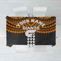 Personalized GWS Giants Tablecloth Polynesian Tribal Pattern Heritage Football