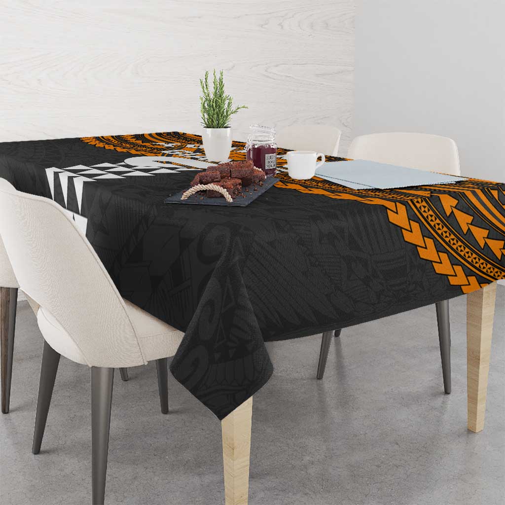 Personalized GWS Giants Tablecloth Polynesian Tribal Pattern Heritage Football