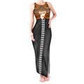 Personalized GWS Giants Tank Maxi Dress Polynesian Tribal Pattern Heritage Football