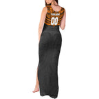 Personalized GWS Giants Tank Maxi Dress Polynesian Tribal Pattern Heritage Football