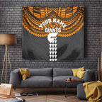 Personalized GWS Giants Tapestry Polynesian Tribal Pattern Heritage Football