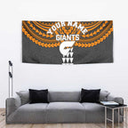Personalized GWS Giants Tapestry Polynesian Tribal Pattern Heritage Football