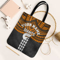 Personalized GWS Giants Tote Bag Polynesian Tribal Pattern Heritage Football