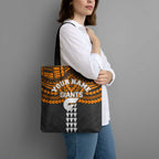 Personalized GWS Giants Tote Bag Polynesian Tribal Pattern Heritage Football