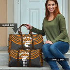 Personalized GWS Giants Travel Bag Polynesian Tribal Pattern Heritage Football