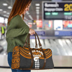 Personalized GWS Giants Travel Bag Polynesian Tribal Pattern Heritage Football