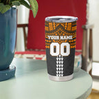 Personalized GWS Giants Tumbler Cup Polynesian Tribal Pattern Heritage Football