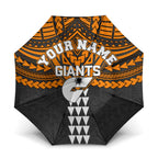 Personalized GWS Giants Umbrella Polynesian Tribal Pattern Heritage Football