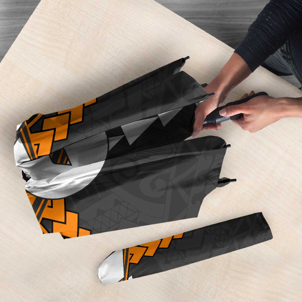 Personalized GWS Giants Umbrella Polynesian Tribal Pattern Heritage Football