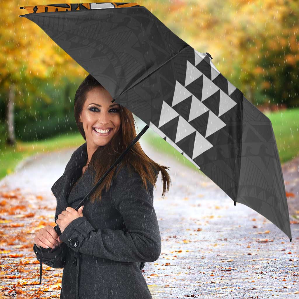 Personalized GWS Giants Umbrella Polynesian Tribal Pattern Heritage Football