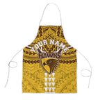 Personalized Hawthorn Hawks Apron Polynesian Tribal Pattern Heritage Football