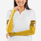 Personalized Hawthorn Hawks Arm Sleeves Polynesian Tribal Pattern Heritage Football