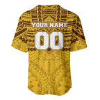 Personalized Hawthorn Hawks Baseball Jersey Polynesian Tribal Pattern Heritage Football