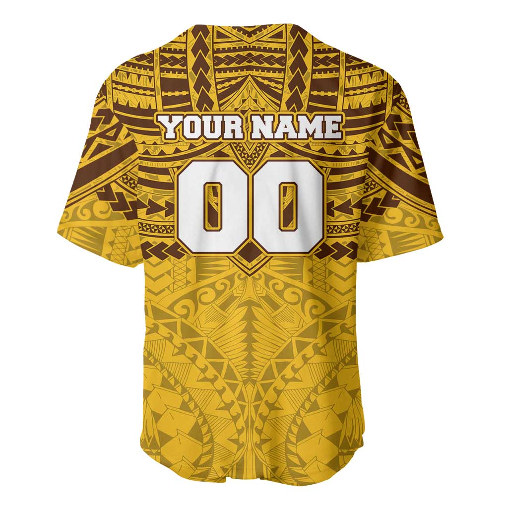Personalized Hawthorn Hawks Baseball Jersey Polynesian Tribal Pattern Heritage Football
