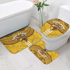 Personalized Hawthorn Hawks Bathroom Set Polynesian Tribal Pattern Heritage Football