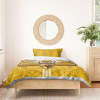 Personalized Hawthorn Hawks Bedding Set Polynesian Tribal Pattern Heritage Football