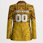 Personalized Hawthorn Hawks Blazer Polynesian Tribal Pattern Heritage Football