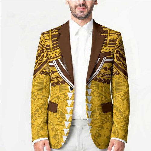 Personalized Hawthorn Hawks Blazer Polynesian Tribal Pattern Heritage Football