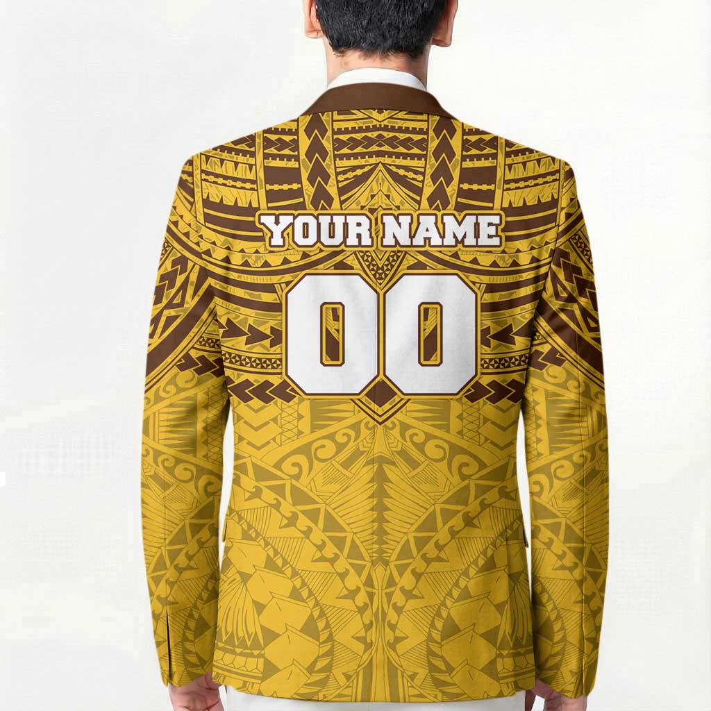 Personalized Hawthorn Hawks Blazer Polynesian Tribal Pattern Heritage Football