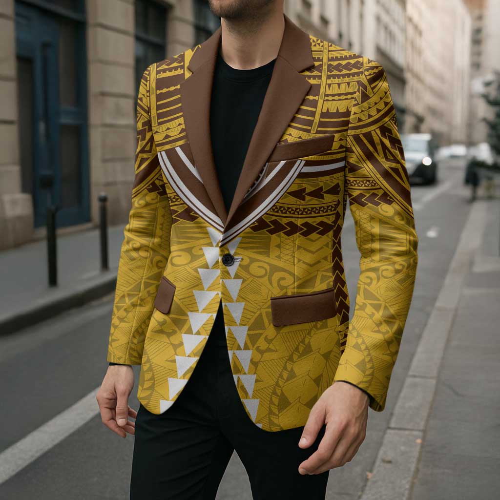 Personalized Hawthorn Hawks Blazer Polynesian Tribal Pattern Heritage Football