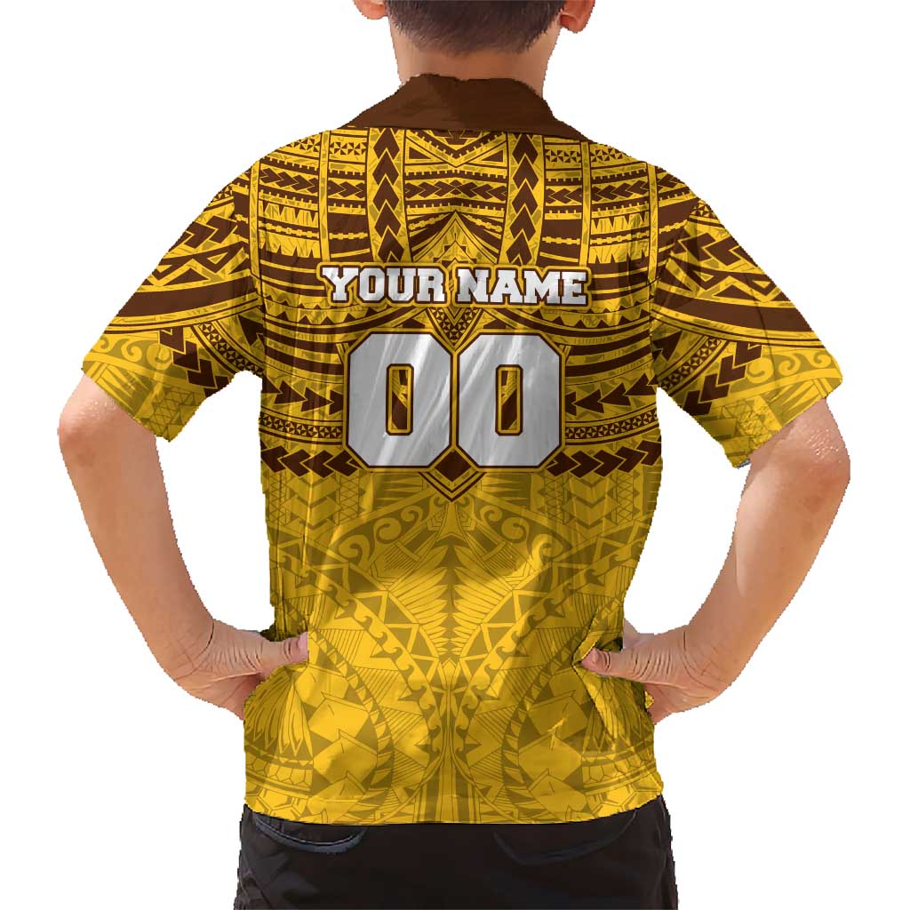 Personalized Hawthorn Hawks Family Matching Long Sleeve Bodycon Dress and Hawaiian Shirt Polynesian Tribal Pattern Heritage Football