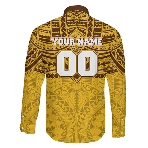Personalized Hawthorn Hawks Family Matching Long Sleeve Bodycon Dress and Hawaiian Shirt Polynesian Tribal Pattern Heritage Football