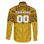 Personalized Hawthorn Hawks Family Matching Short Sleeve Bodycon Dress and Hawaiian Shirt Polynesian Tribal Pattern Heritage Football