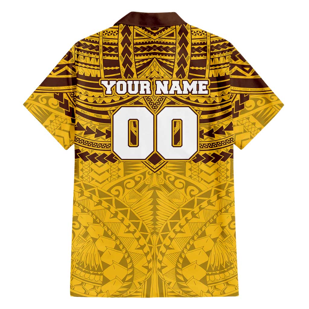 Personalized Hawthorn Hawks Family Matching Tank Maxi Dress and Hawaiian Shirt Polynesian Tribal Pattern Heritage Football