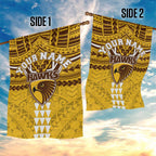 Personalized Hawthorn Hawks Garden Flag Polynesian Tribal Pattern Heritage Football